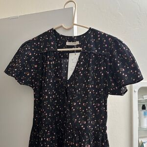 Christy Dawn Dress Noir Tulips Small